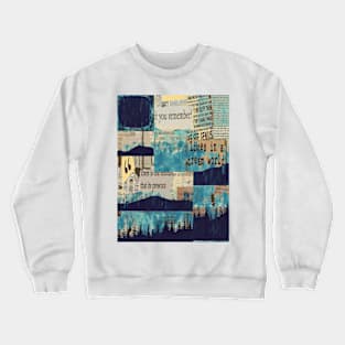 Collage landscape Crewneck Sweatshirt